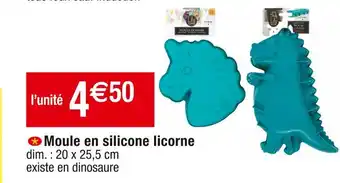 Cora x Carrefour Moule en silicone licorne offre