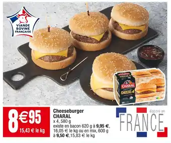 Cora x Carrefour CHARAL Cheeseburger offre