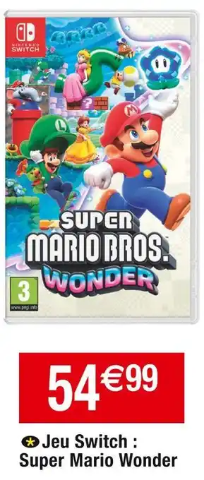 Jeu Switch : Super Mario Wonder