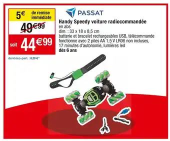Cora x Carrefour Handy Speedy voiture radiocommandée offre