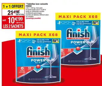 Cora x Carrefour FINISH (1)Tablettes lave-vaisselle offre