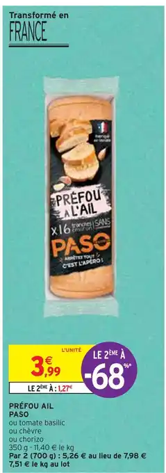 Intermarché PASO PRÉFOU AIL offre