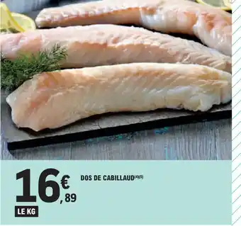 E.Leclerc DOS DE CABILLAUD offre