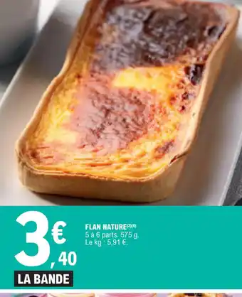 E.Leclerc FLAN NATURE offre