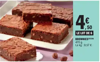 E.Leclerc BROWNIES offre