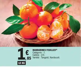 E.Leclerc MANDARINES FEUILLES offre