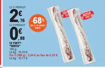 E.Leclerc LE FUET HERTA" offre