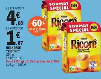 E.Leclerc RECHARGE "RICORÉ" offre