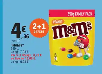 L'UNITÉ "M&M'S"