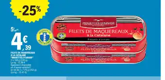 E.Leclerc FILETS DE MAQUEREAUX À LA CATALANE offre