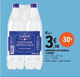 E.Leclerc LIMONADE ARTISANALE "LORINA" offre