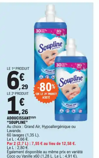 E.Leclerc ADOUCISSAN SOUPLINE offre