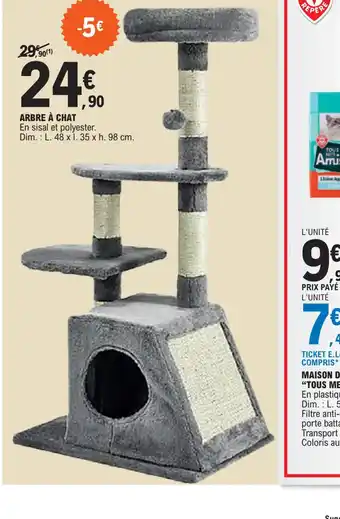 E.Leclerc ARBRE À CHAT offre