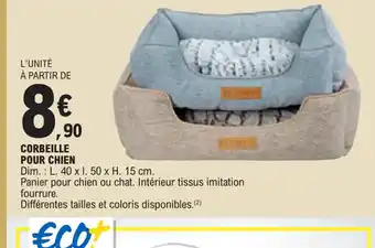E.Leclerc CORBEILLE POUR CHIEN offre