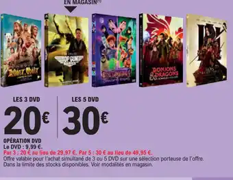 E.Leclerc OPÉRATION DVD offre