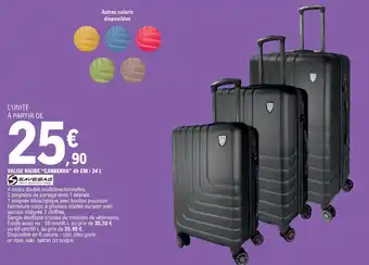 E.Leclerc VALISE RIGIDE "CANBERRA offre
