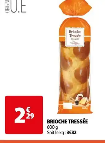 Auchan BRIOCHE TRESSÉE offre