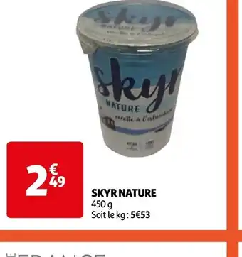 Auchan SKYR NATURE offre