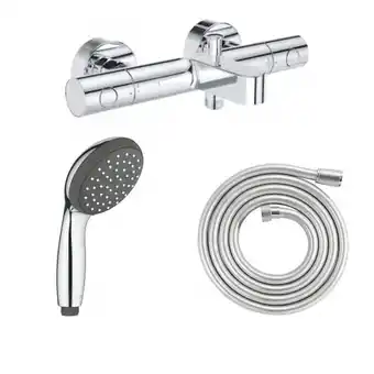 Brico Cash GROHE Mitigeur bain douche Precision Get avec douchette 1jet Vitalio Start 100 et flexible 200cm offre