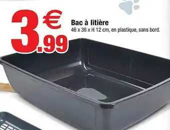 Bazarland Bac à Litière offre