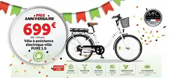 Roady Vélo à Assistance électrique Ville Pure 1.0 offre
