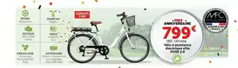 Roady Vélo à Assistance électrique Ville Pure 2.0 offre