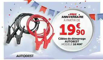 Roady Câbles De Démarrage Autobest offre
