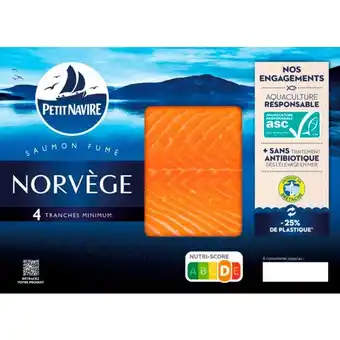 Auchan Saumon Fumé De Norvège Petit Navire offre