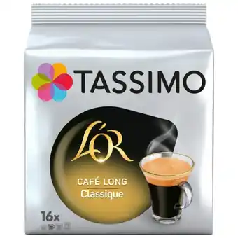 Auchan Dosettes De Café Long Classique Tassimo L'or offre
