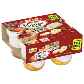 Auchan Panier Nature Sur Lit De Fruits Yoplait offre