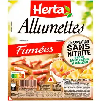 Auchan Allumettes Fumées Herta offre