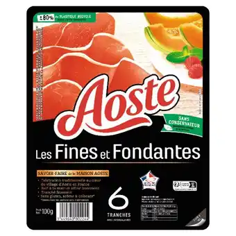 Auchan Les Fines Et Fondantes Aoste offre