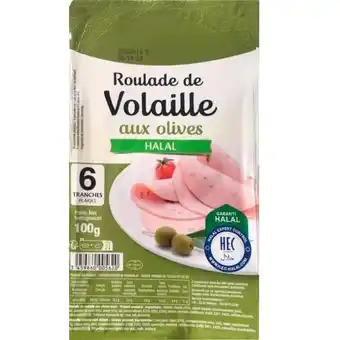 Auchan Roulade Volaille Aux Olives 6 Tranches offre