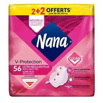 Auchan Serviettes Ultra Régulier Nana offre