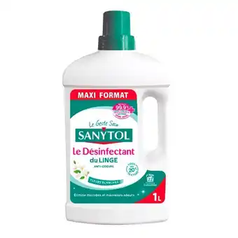 Auchan Désinfectant Du Linge Anti Odeur Fleurs Blanches Sanytol offre