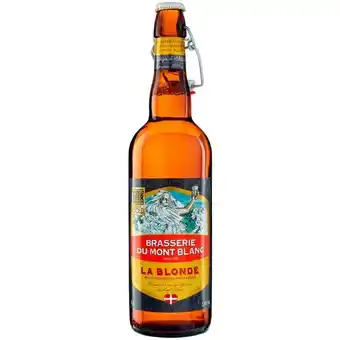 Auchan Bière Blonde Mont Blanc offre