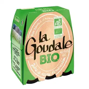 Auchan Bière Blonde Goudale offre