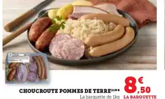 Hyper U CHOUCROUTE POMMES DE TERRE offre