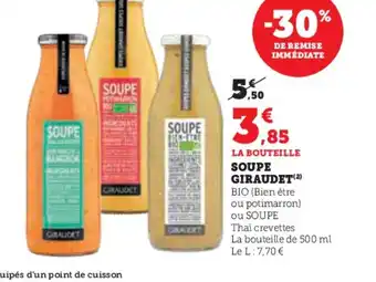 Hyper U SOUPE GIRAUDET offre