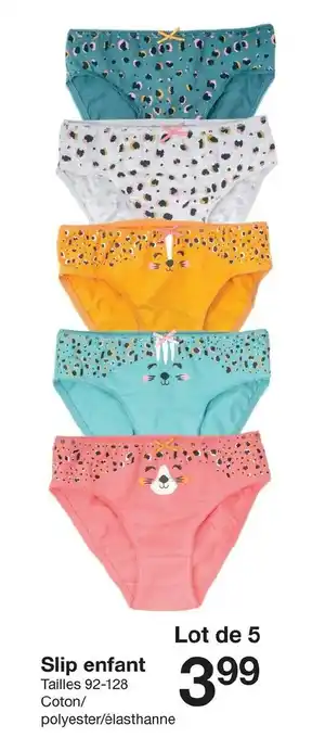 Zeeman Slip enfant offre
