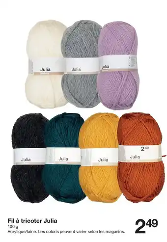 Zeeman Fil à tricoter julia offre