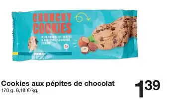 Zeeman Cookies aux pépites de chocolat offre