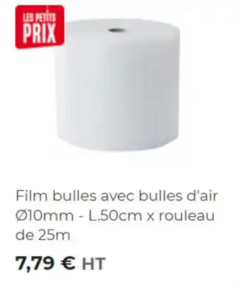 Film bulles avec bulles d'air