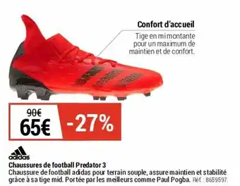 Decathlon Chaussures de football offre