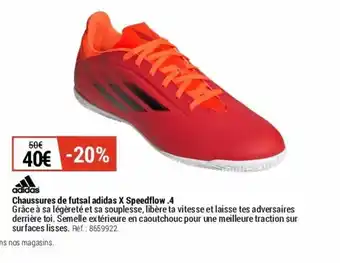 Chaussures de futsal adidas x speedflow