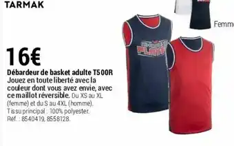 Decathlon Débardeur de basket adulte offre