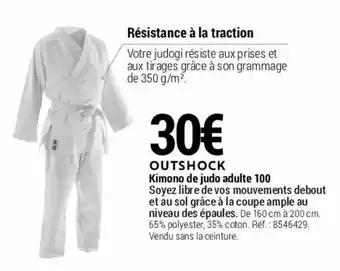 Decathlon Kimono de judo adulte 100 offre