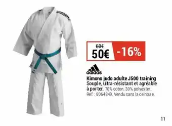 Kimono judo adulte J500 training