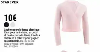 Cache coeur de danse classique