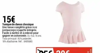 Tunique de danse classique